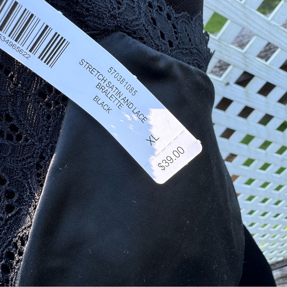NWT Soma Satin Lace Bralette - Picture 5 of 5